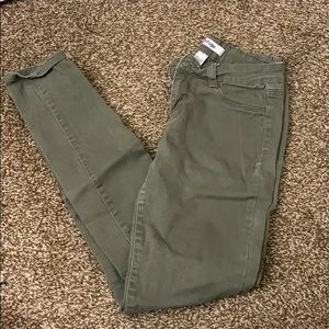 Green Skinny Jeans